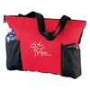 View Image 1 of 4 of Double Pocket Zippered Tote - Screen