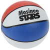 View Image 1 of 1 of Mini Rubber Basketball - Red, White & Blue