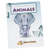 View Image 1 of 3 of Stress Relieving Adult Coloring Book - Animals - Full Color