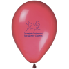 View Image 1 of 4 of Balloon - 9" Crystal Colors - Low Qty