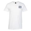 View Image 1 of 3 of Anvil Ringspun 4.5 oz. Pocket T-Shirt - Men's - White