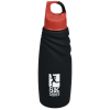 View Image 1 of 4 of Crest Carabiner Matte Water Bottle - 22 oz.