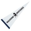 View Image 1 of 2 of Pennant 9" x 24" - White