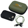 View Image 1 of 8 of Ridge Line Built-in Cable Power Bank with 3-in-1 Cable