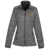 View Image 1 of 3 of Voltage Heather Soft Shell Jacket - Ladies'