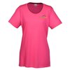 View Image 1 of 3 of Defender Performance Scoop Neck T-Shirt - Ladies' - Embroidered