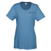 View Image 1 of 3 of Defender Performance Scoop Neck T-Shirt - Ladies' - Screen