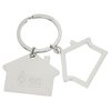 View Image 1 of 2 of Home Sweet Home Metal Keychain - 24 hr