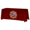 View Image 1 of 5 of Serged Closed-Back Satin Table Throw - 6'