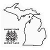 View Image 1 of 1 of Upper & Lower Michigan Sticker