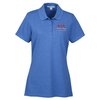 View Image 1 of 3 of Easy Care Wrinkle Resist Cotton Pique Polo - Ladies' - Heather