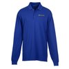 View Image 1 of 3 of Easy Care Wrinkle Resist LS Cotton Pique Polo - Men's