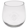 View Image 1 of 1 of Stemless Red Wine Glass - 16.75 oz. - Deep Etch