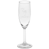 View Image 1 of 1 of Napa Valley Optic Stem Flute - 6 oz. - Deep Etch