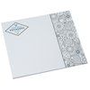 View Image 1 of 2 of Color-In Paper Mouse Pad - Floral - 24 hr