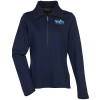 View Image 1 of 3 of Stratton Wool Blend 1/2-Zip Knit Pullover - Ladies' - 24 hr