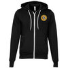View Image 1 of 3 of Bella+Canvas 7 oz. Full-Zip Hooded Sweatshirt - Embroidered