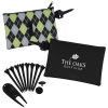 View Image 1 of 3 of Argyle Golf Tee Pouch Kit