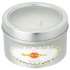View Image 1 of 2 of Zen Candle in Small Window Tin - 4 oz. - Karma