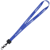 View Image 1 of 4 of Dye-Sub Lanyard - 3/4" - 32" - Metal Lobster Claw - Damask