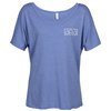View Image 1 of 3 of Bella+Canvas Flowy Simple T-Shirt - Tri-Blend
