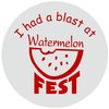 View Image 1 of 1 of Circle Sticker - 4-1/2"