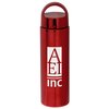View Image 1 of 3 of Metallic Look Water Bottle with Arch Lid - 24 oz.