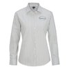 View Image 1 of 3 of Double Stripe Dress Shirt - Ladies' - 24 hr