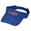 View Image 1 of 2 of UltraClub Classic Cut Brushed Cotton Twill Sandwich Visor