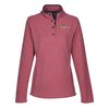 View Image 1 of 3 of Bayview 1/4-Snap Fleece Pullover - Ladies'