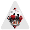 View Image 1 of 1 of Full Color Sticker - Triangle - 3"