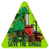 View Image 1 of 1 of Full Color Sticker - Triangle - 5"