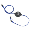 View Image 1 of 5 of Gamma Wireless Charging Pad with Duo Charging Cable