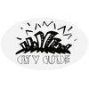 View Image 1 of 1 of Static Decal - Oval - 3" x 5"