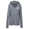 View Image 1 of 3 of New Era Tri-Blend Performance Hooded Tee - Ladies' - Screen