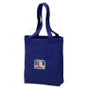 View Image 1 of 3 of Peached 12 oz. Cotton Tote - Embroidered