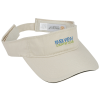 View Image 1 of 4 of Lightweight Brushed Twill Visor - Embroidered