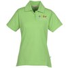 View Image 1 of 3 of Ringspun Combed Cotton Jersey Polo - Ladies' - Embroidery - 24 hr