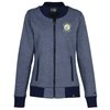 View Image 1 of 3 of New Era French Terry Baseball Jacket - Ladies'