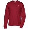 View Image 1 of 1 of Hanes Authentic LS Pocket T-Shirt - Embroidered - Colors