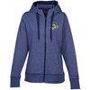 View Image 1 of 3 of New Era French Terry Full-Zip Hoodie - Ladies' - Embroidered