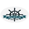 View Image 1 of 1 of Full Color Static Decal - Oval - 1-1/2" x 2-1/2"