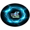 View Image 1 of 1 of Full Color Static Decal - Oval - 4" x 5"