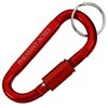 View Image 1 of 3 of Carabiner Lock Keychain - 24 hr