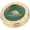 View Image 1 of 3 of Magnifier and Paperweight - Gold - Laser Engraved - 24 hr