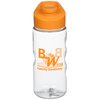 View Image 1 of 3 of Clear Impact Mini Mountain Bottle with Flip Carry Lid - 22 oz.