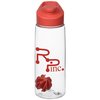 View Image 1 of 4 of Clear Impact Flair Bottle with Flip Carry Lid - 26 oz. - Shaker