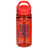 View Image 1 of 3 of Banded Line Up Bottle with Flip Straw Lid - 20 oz.