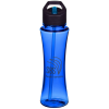 View Image 1 of 3 of Curve Bottle with Two-Tone Flip Straw Lid - 17 oz.