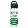 View Image 1 of 4 of Bright Bandit Bottle with Two-Tone Flip Straw Lid - 24 oz.